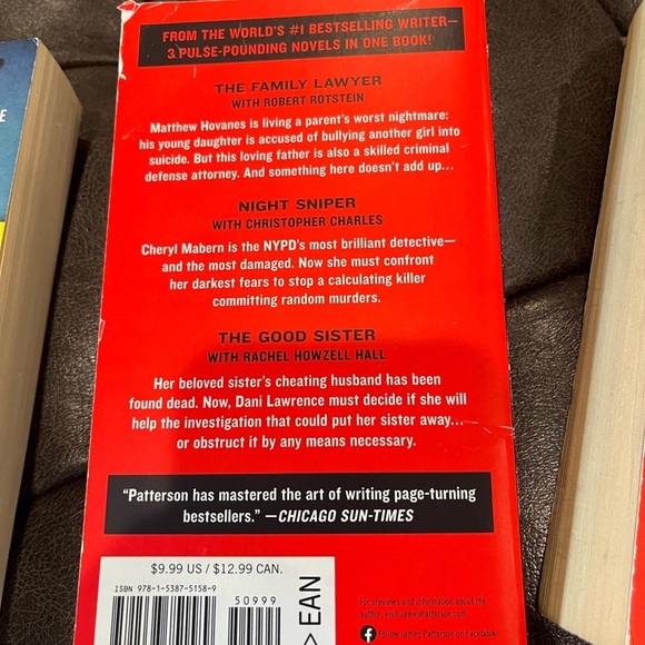 Lot of Six James Patterson Books in Paperback - Picture 4 of 9